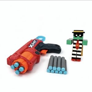 X-Shot Red and Black Foam Dart Blaster Set